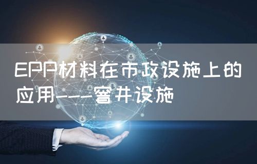 EPP材料在市政设施上的应用---窨井设施(图1)